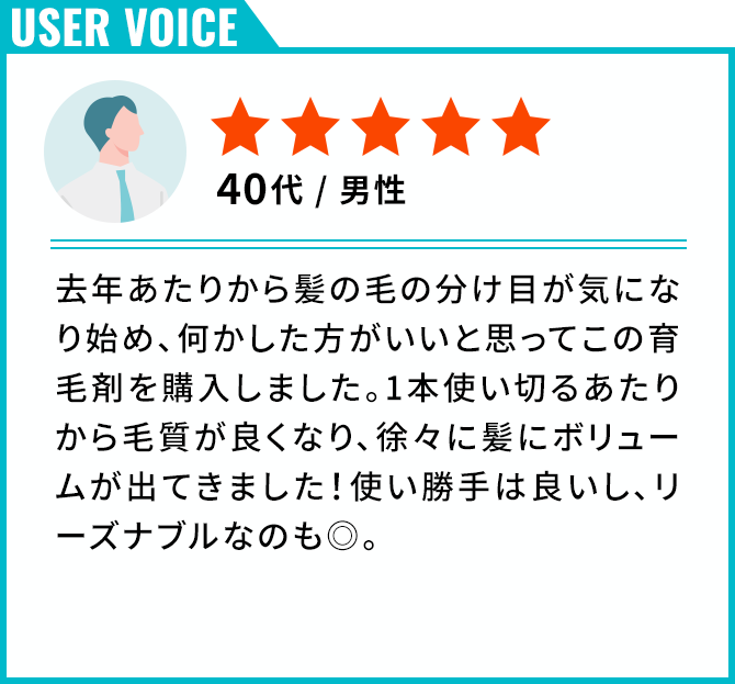 ★★★★★|30代・男性