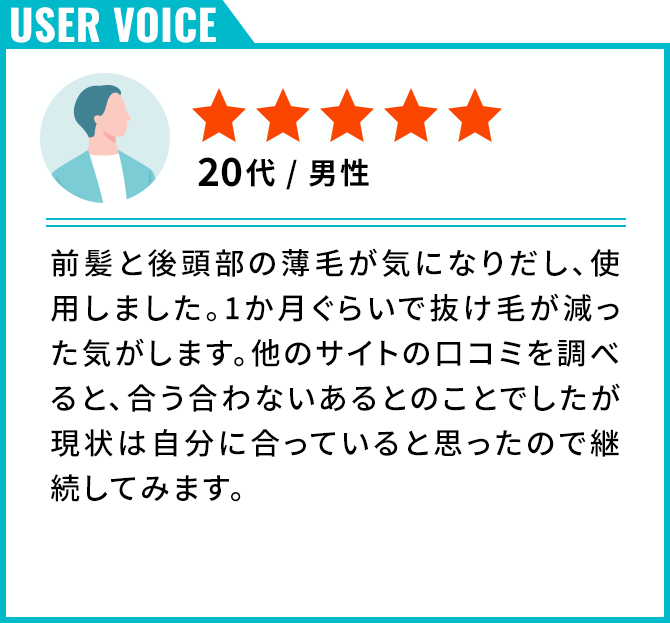 ★★★★★|20代・男性